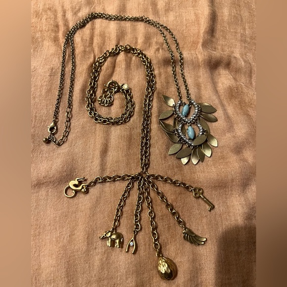 J crew 2 Long Necklaces - Picture 1 of 5